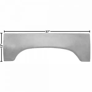 1970-1972 Chevy Chevelle Quarter Lip Patch Driver Side (LH)