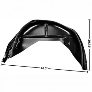 1970-1972 Chevy Chevelle Wheelhouse Inner Driver Side (LH) Convertible