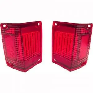 1970-1972 Chevy El Camino Tail Lamp Lens Pair