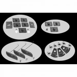 1970-1972 Chevy Monte Carlo Body Clip Molding Kit 8 Set