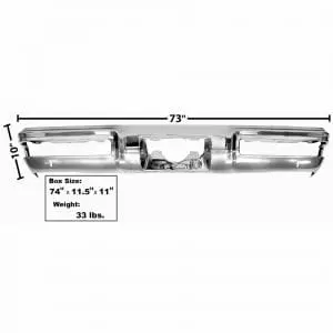 1970-1972 Pontiac GTO Rear Bumper