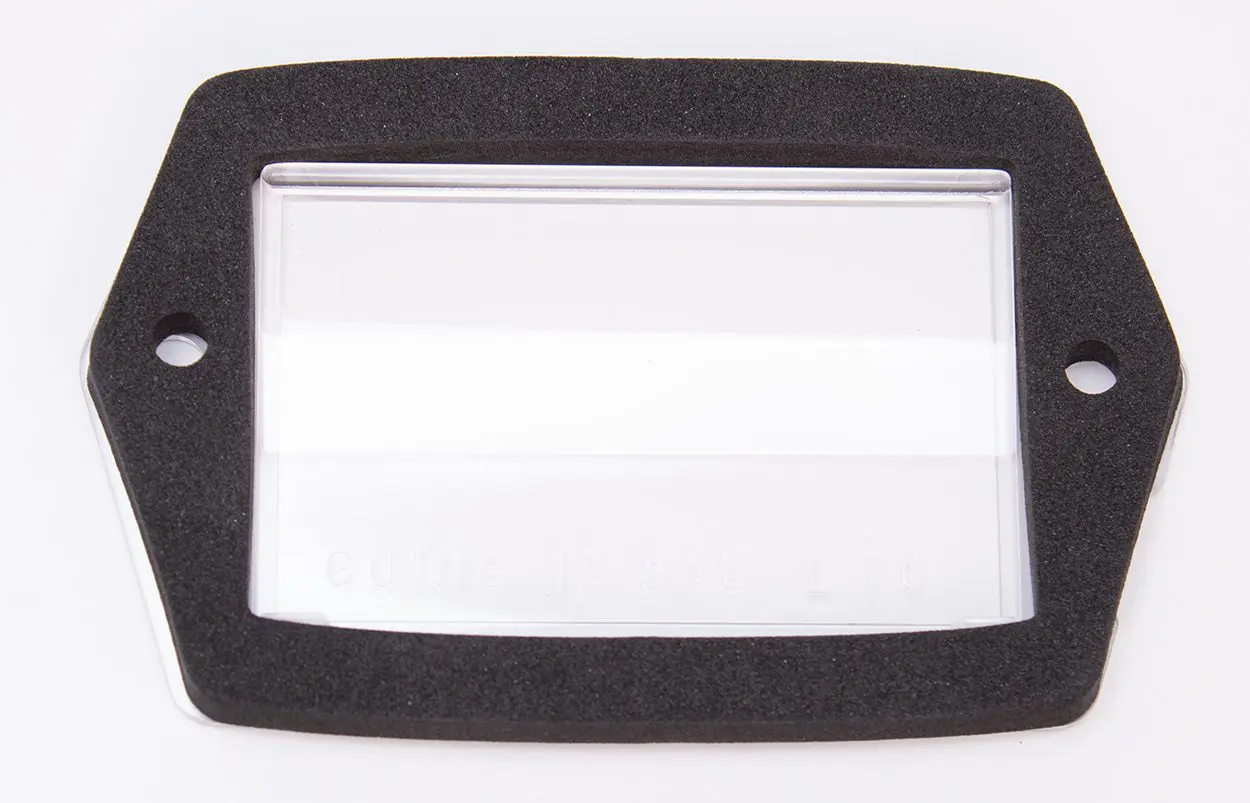 1970-1973 Chevrolet Camaro License Lamp Lens w/Gasket-CHQW-016E