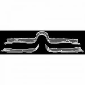 1970-1973 Chevy Camaro Floor Brace Front 3 Pcs