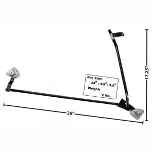 1970-1973 Chevy Camaro Wiper Transmissions and Arms