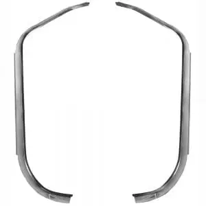 1970-1973 Chevy Camaro or Pontiac Firebird Trunk Weatherstrip Channel Pair