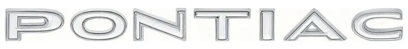 1970-1973 Pontiac Firebird Rear Body Letters