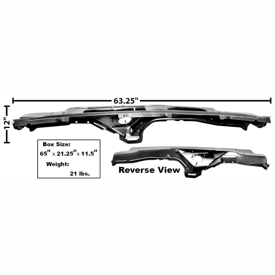 1970-1974 Dodge Challenger Cowl Panel Upper