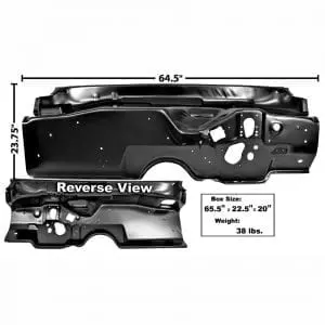 1970-1974 Dodge Challenger Firewall Blank