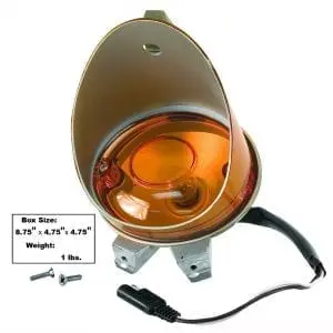 1970-1974 Dodge Challenger Park Lamp Passenger Side (RH) Amber