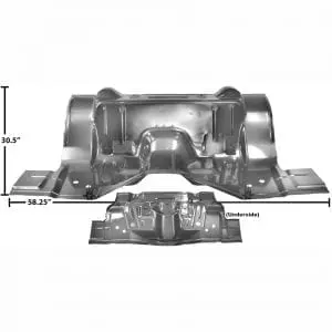 1970-1974 Dodge Challenger Rear Seat Panel Transition
