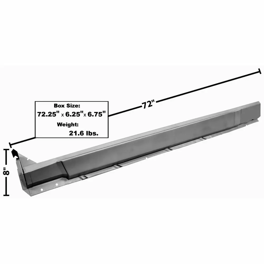 1970-1974 Dodge Challenger Rocker Panel Driver Side (LH)
