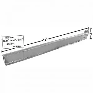 1970-1974 Dodge Challenger Rocker Panel Passenger Side (RH)
