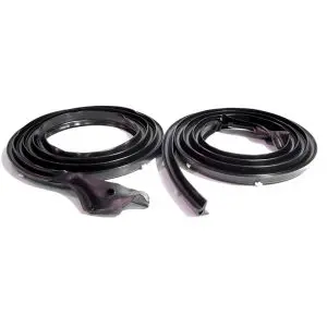 1970-1974 Dodge|Plymouth Barracuda|Challenger 2DR Hardtop Door Molding Seal w/clips