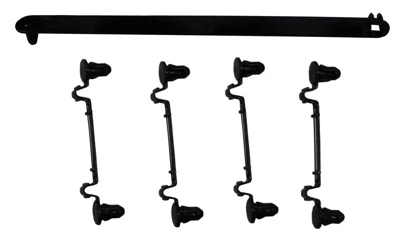 1970-1974 Plymouth|Dodge Dart|Demon|Duster|Scamp|Valiant Under Hood Strap Kit-FDCF-USK05