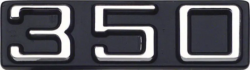 1970-1975 Chevrolet Camaro Fender Emblems 350