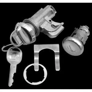 1970-1975 Pontiac GTO Lock Kit Trunk and Glovebox Later