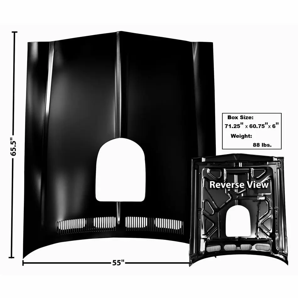 1970-1976 Pontiac Firebird Hood Trans Am with Shaker Hole
