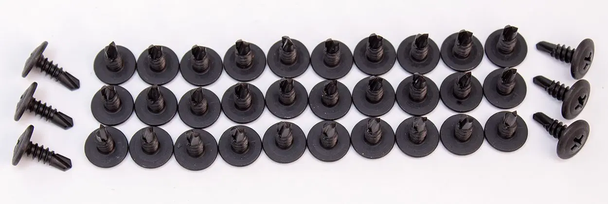 1970-1981 Chevrolet|Pontiac Camaro|Firebird Roof Rail Weatherstrip Channel Screw Kit