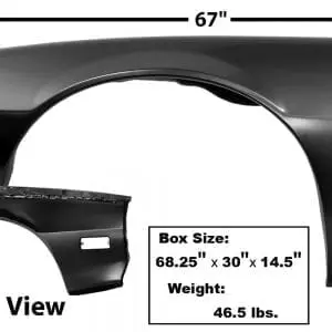 1970-1981 Pontiac Firebird Fender Driver Side (LH)