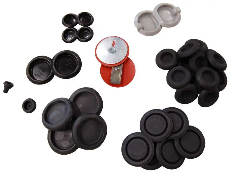 1970 Dodge Challenger Body Plug Kit w/2 Shock Mount Plugs-FDCF-BPK2A