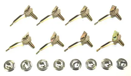 1970 Dodge Challenger Hood Lip Molding Clip Kit-SWA-270273