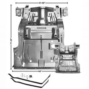 1970 Dodge Challenger Trunk Floor Pan