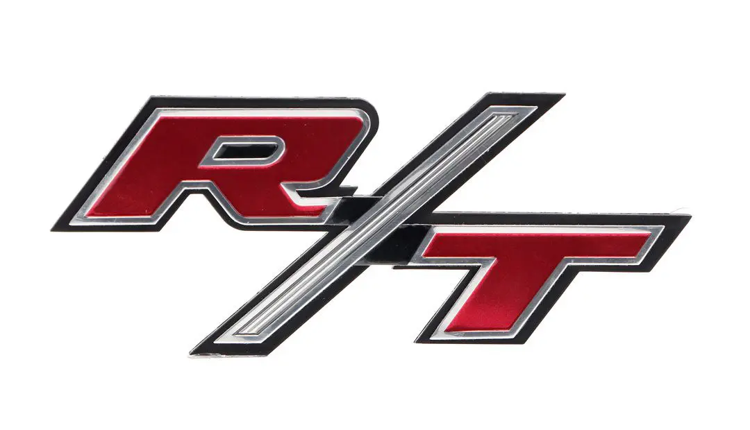 1970 Dodge Charger Hood Scoop Side Emblem w/Mounting Studs