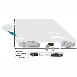 1970 Ford Mustang Door Glass Kit Driver Side (LH) Coupe/Convertible