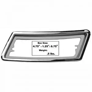 1970 Ford Mustang Front Marker Lamp Bezel Driver Side (LH)