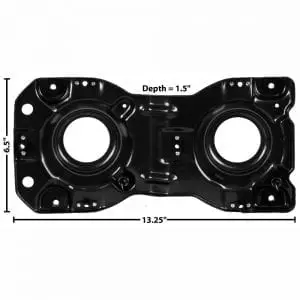 1970 Oldsmobile Cutlass Headlamp Bucket Passenger Side (RH)