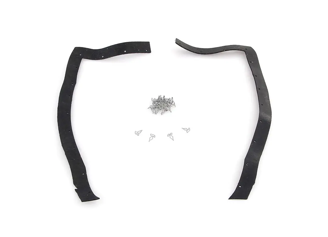 1970 Plymouth Belvedere|GTX|Road Runner|Satellite Fender Splash Shield Seals Front w/Clips-FDCF-FSF6