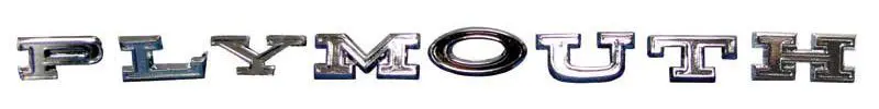 1970 Plymouth Belvedere|GTX|Road Runner|Satellite|Superbird Tail Light Panel Emblem