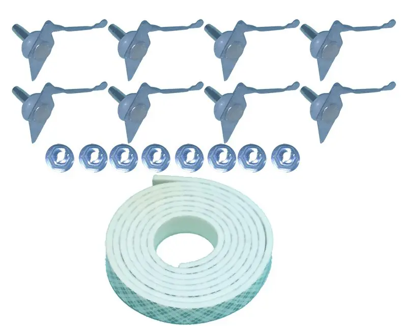 1970 Plymouth GTX Deck Lid Molding Clip Kit-SWA-270274