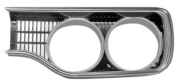 1970 Plymouth Road Runner Headlamp Bezel
