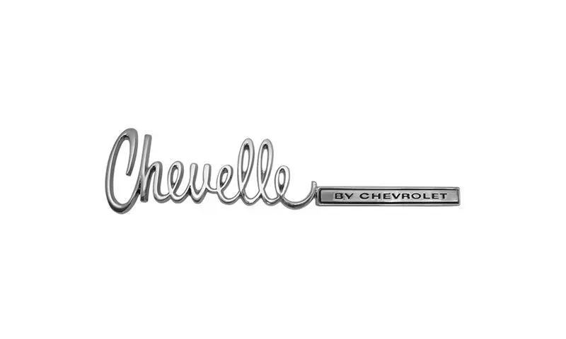 1971-1972 Chevrolet Chevelle Trunk Emblem