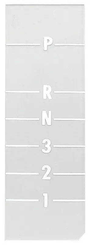 1971-1972 Chevrolet Chevelle|Malibu|El Camino|Monte Carlo Console Shift Indicator Lens