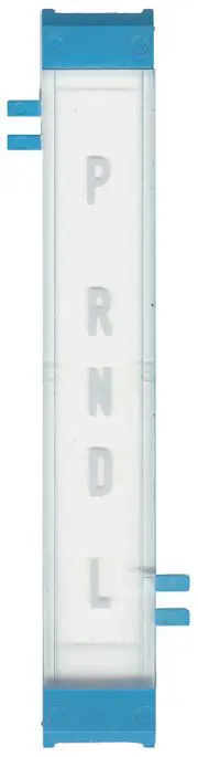 1971-1972 Chevrolet Nova Shift Indicator Dial Powerglide Blue/White-CHQW-811