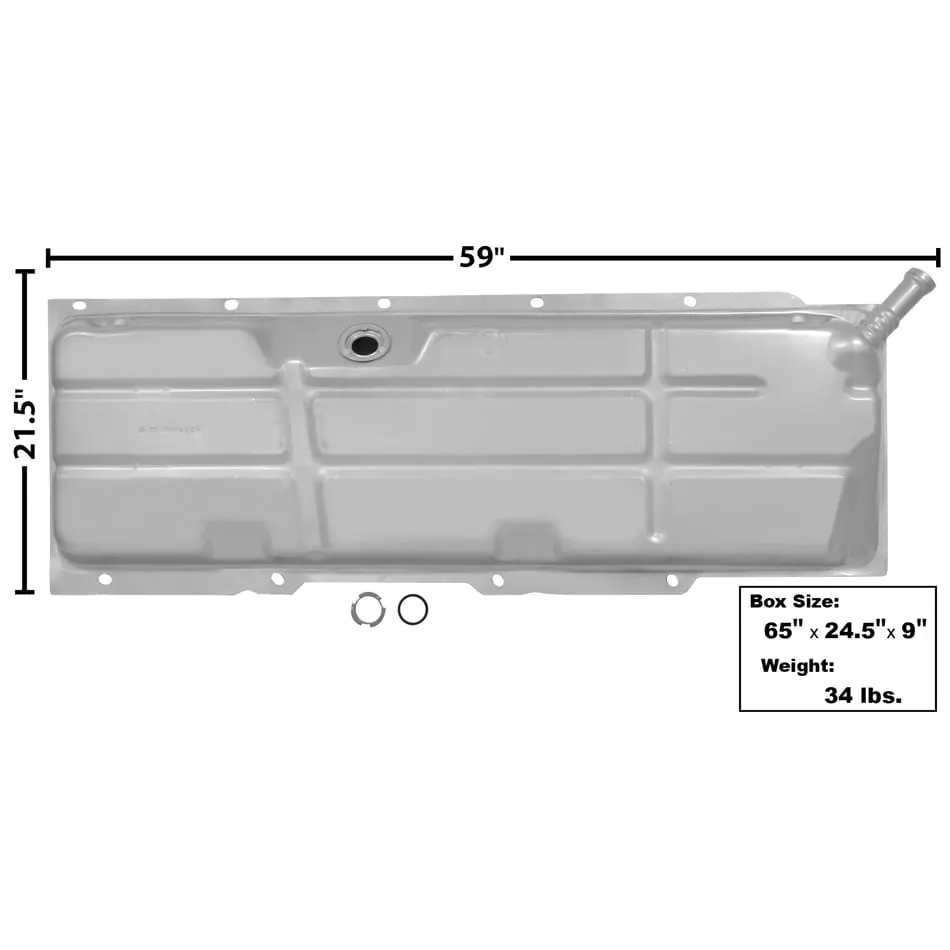 1971-1972 Chevy Pickup Truck Gas Tank w/o E.E.C 18 Gal