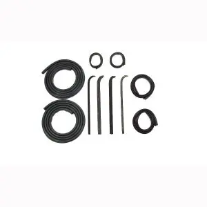 1971-1972 Ford F-Series Pickup Truck Door Weatherstrip Seal 10 PC Kit - Driver and Passenger-DK211071