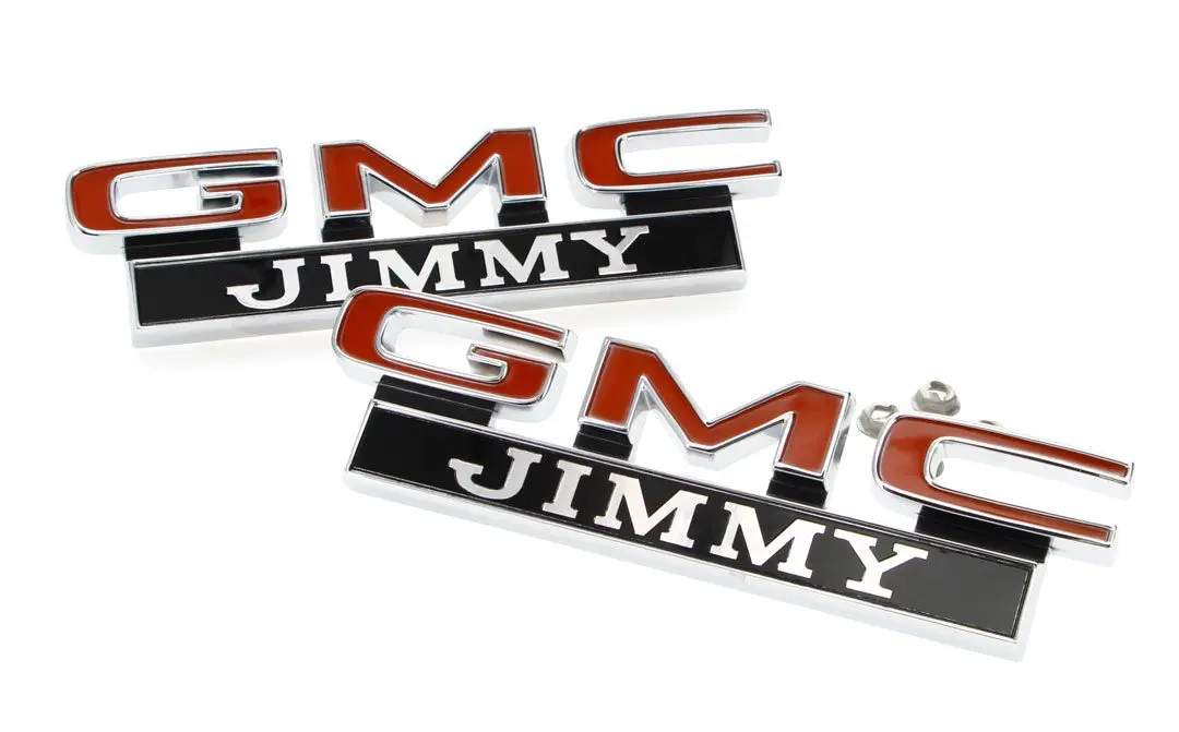 1971-1972 GMC Jimmy Front Fender Emblems GMC Jimmy