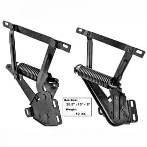 1971-1973 Dodge Charger Hood Hinges with Springs Pair