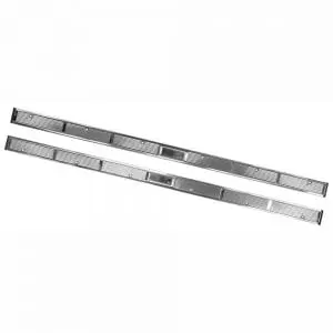 1971-1973 Ford Mustang Door Scuff Plate Stainless Pair