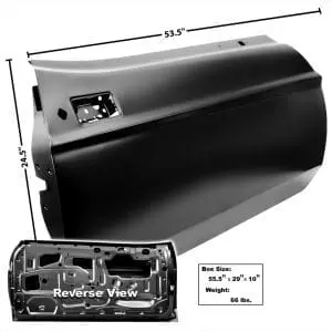 1971-1973 Ford Mustang Door Shell Passenger Side (RH)