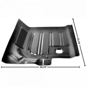 1971-1973 Ford Mustang Floor Pan Rear Section Passenger Side (RH)