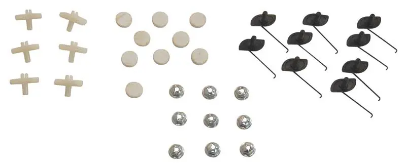 1971-1974 Dodge Challenger Trunk & Quarter Panel Molding Hardware Kit-FDCF-CBM4