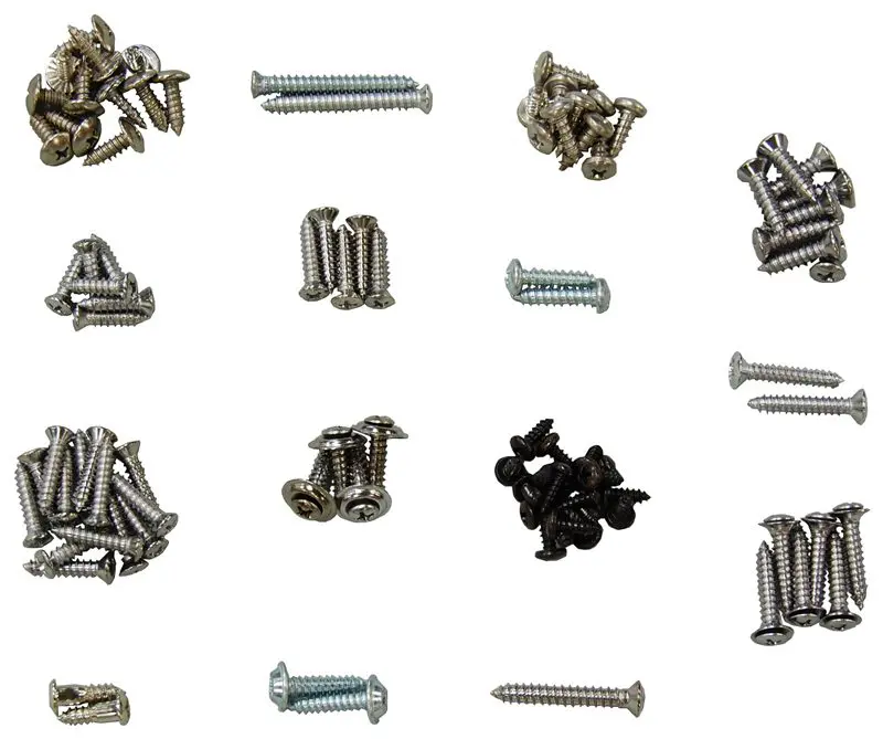 1971-1974 Plymouth Road Runner Interior Trim Screw Kit-SWA-271019