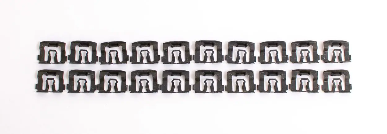 1971-1974 Plymouth|Dodge Charger|Coronet|Super Bee|GTX|Road Runner|Satellite Windshield Molding Clip Kit 20 Pcs-AMKH-C-8006