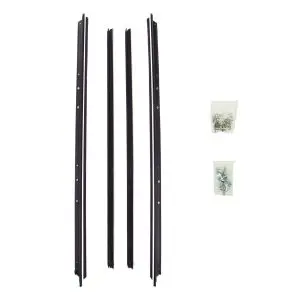 1971-1976 Buick|Chevrolet Lesabre|Bel Air|Caprice|Impala 4 PC Beltline Molding Kit - Driver and Passenger-WFK151071