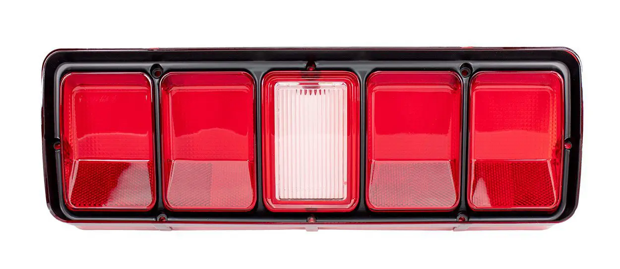 1971 Plymouth GTX|Road Runner Tail Light Lens w/Black Trim