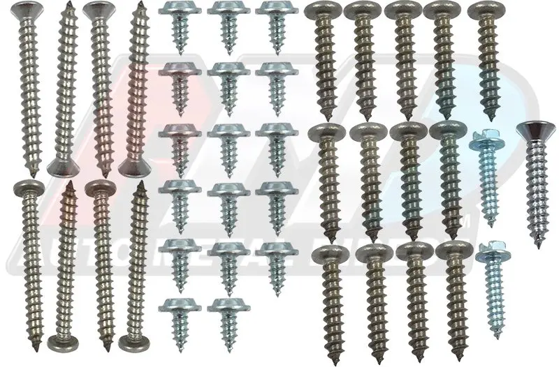 1972-1973 Plymouth Duster Exterior Trim Screw Kit-SWA-271202